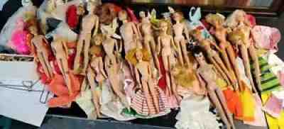 VTG HUGE BARBIE & CLONE LOT, TLC, FOR PARTS, REPAIR OOAK , REVISED!!