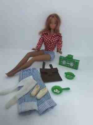 1973 Yellowstone Kelley Doll Outfit Accessories MOD Barbie Pierced Ears