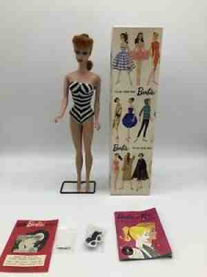 Vintage Barbie Titan Redhead #5 Braided Ponytail Complete Factory Original MIB
