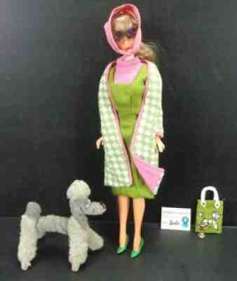 Vintage 1966 Barbie & ORIGINAL POODLE PARADE #1643 COMPLETE MINT + POODLE!
