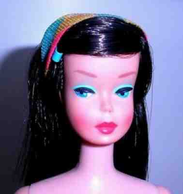 Beautiful Vintage 1966 Midnight Color Magic Bendable Leg Barbie Model 1150 Japan