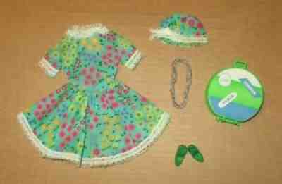 Japanese Exclusive BARBIE Green Floral Outfit