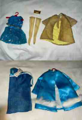 Vintage 1960's Barbie & Ken With Rare Glimmer glamour And Beautiful Blue Outfit