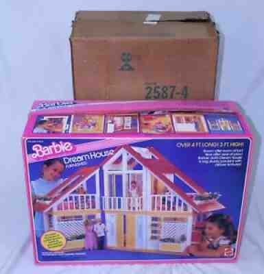 VTG Barbie Furnished Dream House 1983 Toys 2587-4 Mattel Complete NOS Box Rare