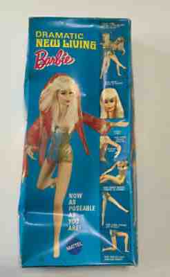 Vintage 1970 Dramatic New Living BarbieÂ Rare NRFB! MIB Sealed Ash Blonde Doll