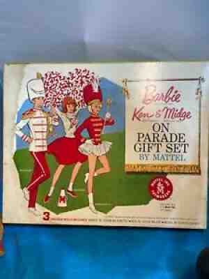 Barbie Ken and Midge on parade gift set by Mattel 1963