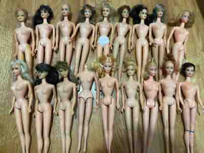 LARGE LOT OF 17 VINTAGE MOD TNT BARBIE STACEY DOLLS VERY TLC 4 REPAIR OOAK AS IS