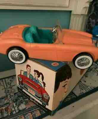 Vintage Barbie's 1st Car - Austin Healey - Excellent in Original Box - FREE SHIP