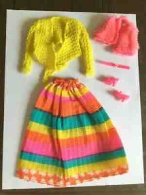 Vintage Mod Barbie 1972 Flying Colors EX/C with variation skirt