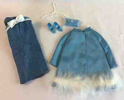 Vintage Barbie 1967 Beautiful Blues Outfit Complete - Sears Exclusive Rare #3303