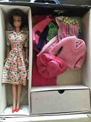 MINT LOT of Vintage 60's American Girl BARBIE w/Case Clothing Accessories WOW !