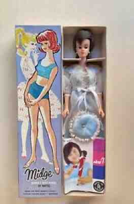 Beautiful Vintage Barbie Japanese Exclusive Dressed box Midge Sleeping Pretty