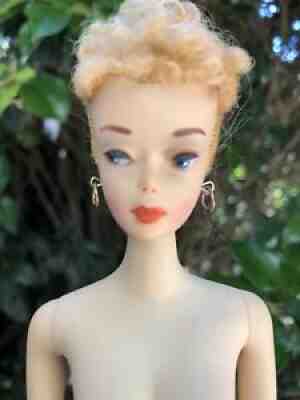 #3 Vintage Barbie Blonde With Updo. Nipple Body. Beauty With Flaws.
