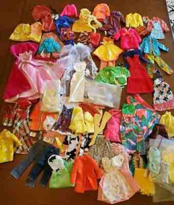Vintage Barbie Clothing Lot 1950s/60s Mod Francie Skipper Outfit Doll Clothes