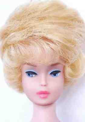 Stunning Vintage Blonde Fashion Queen Wig Hair Style Bubble Cut Barbie Doll MINT
