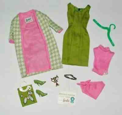 % 1965 MATTEL BARBIE POODLE PARADE #1643 COMPLETE OUTFIT LOT F-36