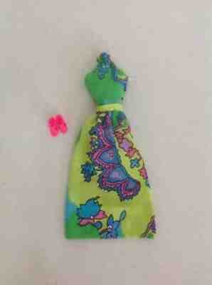 Vintage Barbie #8680 Best Buy Halter dress "In Bloom" fabric VHTF