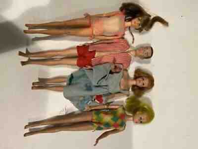 lot of barbie dolls