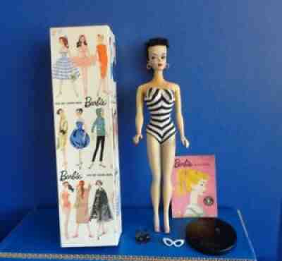 VINTAGE #1 BARBIE DOLL BRUNETTE- 1959