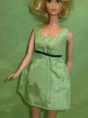 Barbie VINTAGE 1970 Sears Exclusive FASHION BOUQUET #1511 Green Variation DRESS
