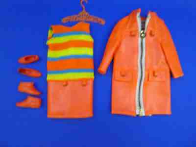 Vintage Barbie - HTF Francie 1968 Sears Exclusive Orange Zip VGC & Complete!!!