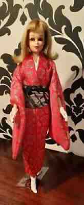 Vintage Barbie japanese Francie in kimono