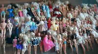 Huge Lot! Vintage Barbie Dolls 50s to 90s . Some Clothed some Naked 100 + 5 Ken