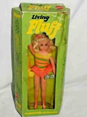 NEW-in-box 1143 1970 MATTEL Barbie DRAMATIC LIVING FLUFF doll SKATEBOARD
