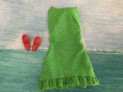 Very Rare Vintage Mod Barbie 1969 Green Sun-Shiner Pak NM/C