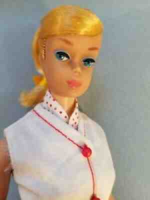 Vintage Mattel 1964 Lemon Blonde Swirl Ponytail Barbie Doll EX + Crisp n Cool NM