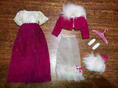 VTG Barbie Doll Francie Waltz in Velvet #1768 Excellent Complete Original 1970