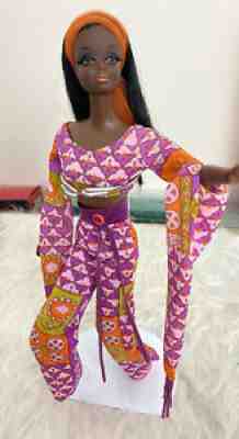 Vintage Barbie - Live Action Christie - MOD Era in Original Outfit + Accessories