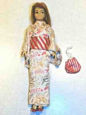 Barbie: VINTAGE Redhead JAPANESE EXCLUSIVE SL SKIPPER Doll w/RARE KIMONO!