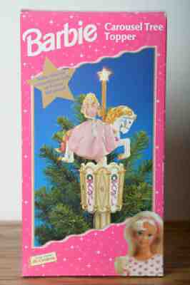 Barbie Carousel Tree Topper almost mint condition