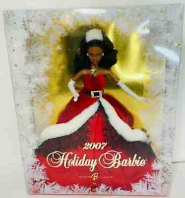 Barbie African American Holiday Doll 2007 Collector K7959 New Open Box