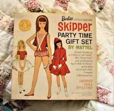 Mattel Barbie's Little Sister Skipper BOX w random clothes accessories, no doll