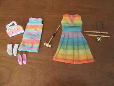 Â Barbie & Skipper Matching Outfits-#1619 Fun & Games &1910 Sunny Pastels Â 