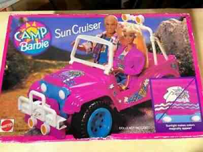 Unopened 1993 Camp Barbie Sun Cruiser #67026 New in Box - Jeep - Rare