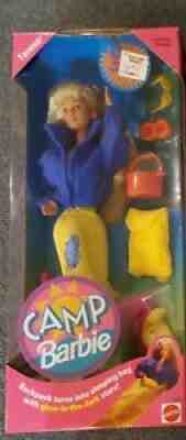 VINTAGE BARBIE 11078 DOLL TERESA CAMP BARBIE SLEEPING BAG MATTEL 1993 NRFB NEW