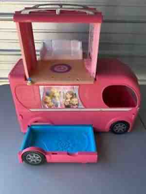 Barbie Pop up Camper 2014 Glam Dream Van RV Pool