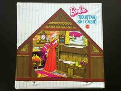 ï»¿Vintage 1972 Barbie Mountain Ski Cabin Pop Up Case #4283 by Mattel