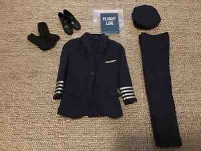 Vintage Mattel Barbie KEN American Airlines Captain 0779 Outfit EUC- NM Complete