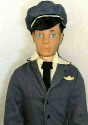 1960's Ken Doll (Barbie) Airlines Airplane Captain Pilot Outfit Set Lot