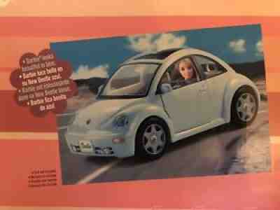 Barbie Volkswagon New Beetle Light Blue 2003 Mattel New unopened box