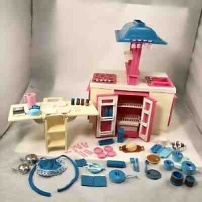 Barbie Vintage Dream Kitchen 1984 Teal Kitchen Accessories Teapot