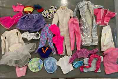 Vintage Barbie Doll Clothes Clothing Lot 1970s 1980s 1990s Barbie Ken Clothes