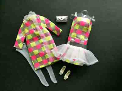 Vintage Barbie 1968 HTF "Sparkle Squares" Outfit #1814 â?¢ Complete & Stunning!