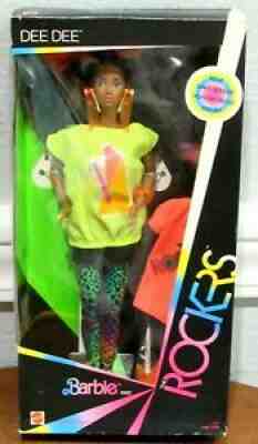 NEW 1985 BARBIE AND THE ROCKERS "DEE DEE" AA DOLL - 1ST EDITION #1141 - SEALED