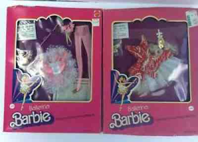 2 Vintage BARBIE 1975 SUPERSTAR ERA Ballerina Fashions Sugar Plum & Aurora