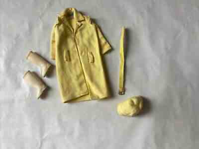 Vintage Barbie 1963 Stormy Weather Yellow Raincoat Set #949